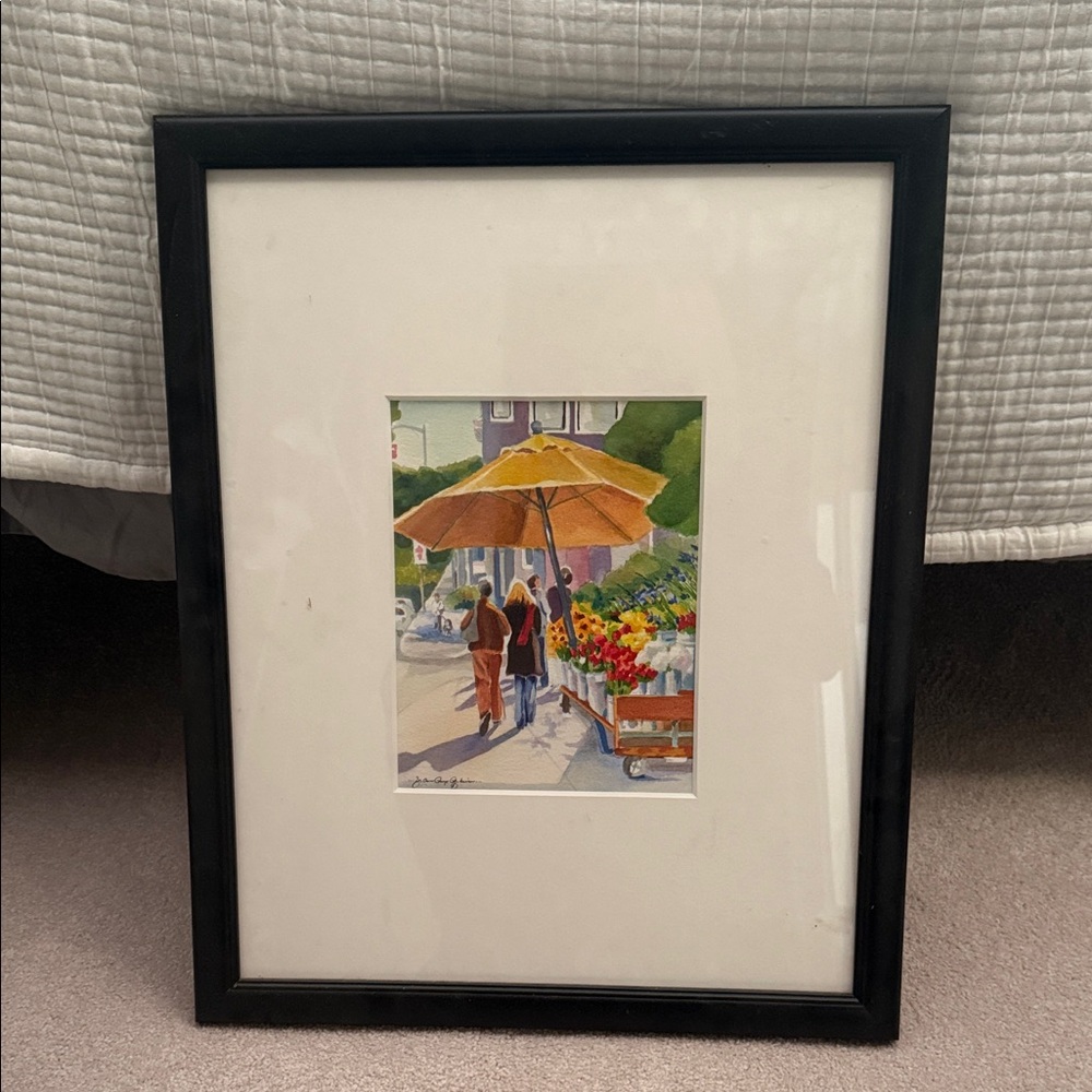 Framed Art Print with Black Frame
